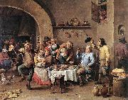 TENIERS, David the Younger Twelfth-night (The King Drinks) ar oil painting picture wholesale